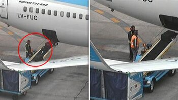 Abrevalijas en la pista del