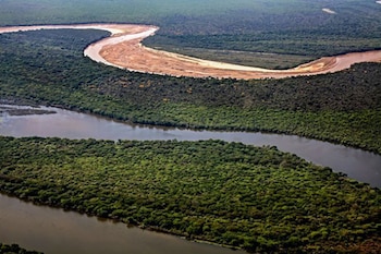 Vista aérea de las tierras