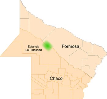 Ubicación de la estancia La