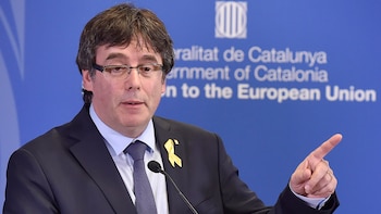 Carles Puigdemont llegó este sábado