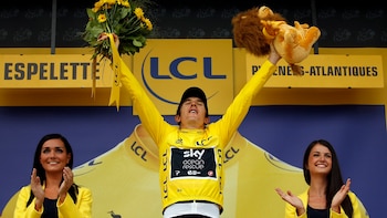 Geraint Thomas es el virtual campeón del Tour de France (REUTERS)