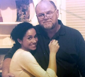 Thomas y Meghan Markle.