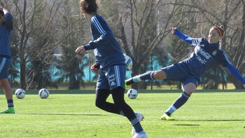 Las jugadoras concentraron en Ezeiza