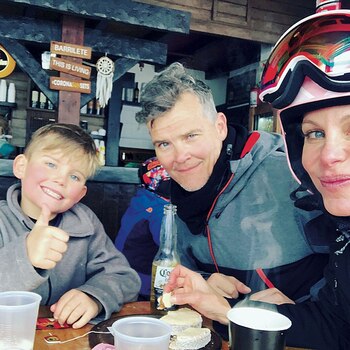 Jimena Cyrulnik, Lucas Kirby y su hijo Calder