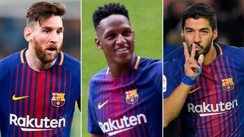 Lionel Messi, Yerri Mina y