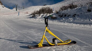 El snowscoot cuenta con dos