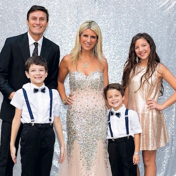 Javier Zanetti y Paula en