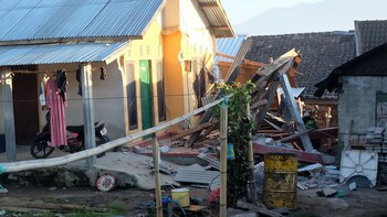 El terremoto en Lombok destrozo