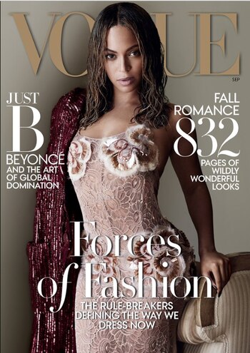 Beyoncé portada de Vogue, septiembre,