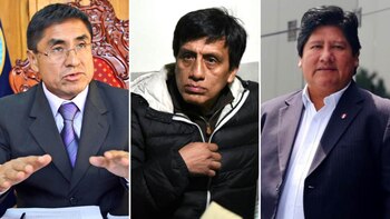 Cesar Hinostroza, Antonio Camayo y