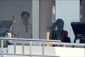 Leonardo Di Caprio, relajado y