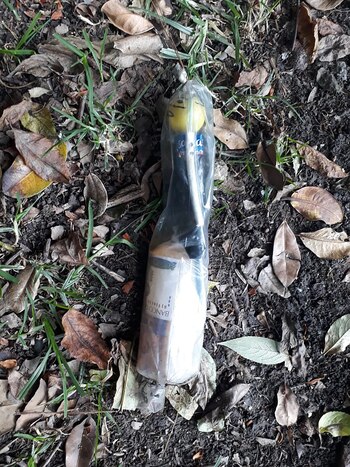 Una de las bolsas que