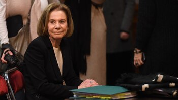 Inés Weinberg de Roca durante