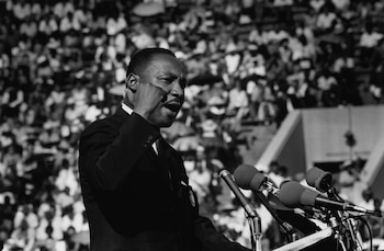 Martin Luther King pronuncia un