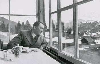 Hitler en un rara foto
