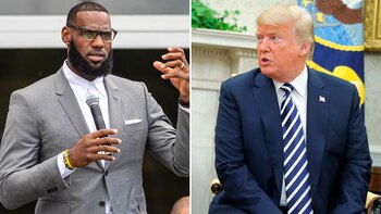 LeBron James criticó a Donald Trump y el presidente de los Estados Unidos le respondió en Twitter
