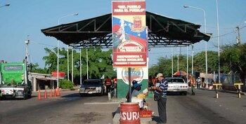 El punto fronterizo de Paraguachón,