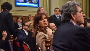 Cristina Kirchhner, la semana pasada