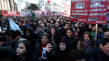 Los manifestantes se concentraron en