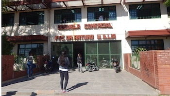 Una docente de una escuela