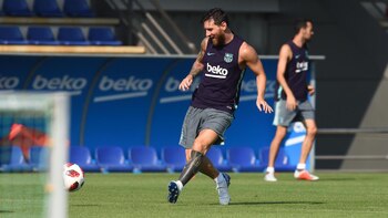 El Barcelona de Messi pone