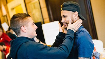 El reencuentro entre Neymar y