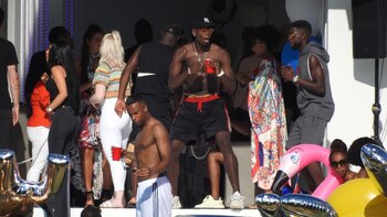 Pogba se mostró activo durante