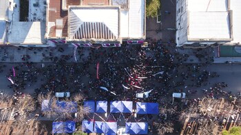 La protesta es frente al