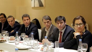 Miguel Pichetto, Sergio Uñac, Pablo