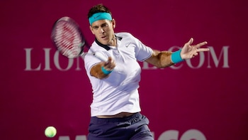 El tenista argentino Juan Martín