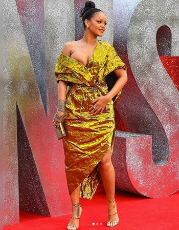 Rihanna en el estreno de