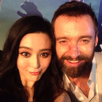 Fan Bingbing junto a Hugh