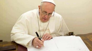 Francisco envió una carta para