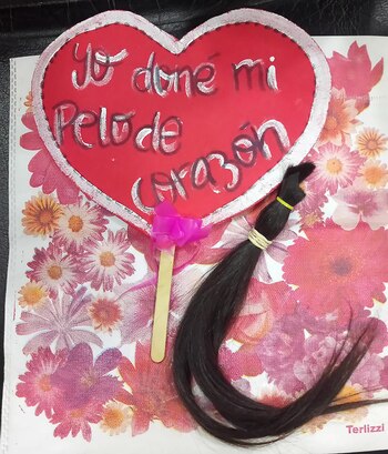 “Yo doné mi pelo de