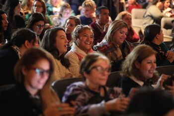 El público, casi en su