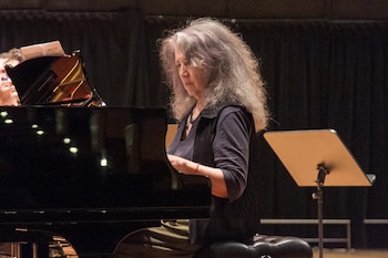 Martha Argerich dará dos conciertos