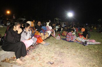 Las personas salieron inmediatamente de