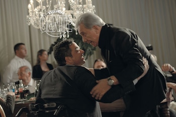 El ministro Jorge Triaca y Juan Alberto Mateyko.