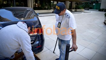 El allanamiento en Alvear 1491