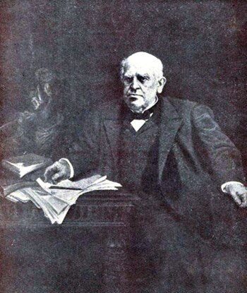 Retrato de Sarmiento realizado por