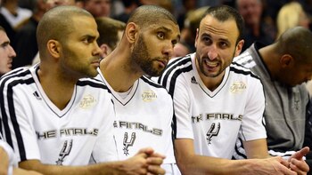 Tony Parker, Tim Duncan y