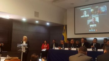 Luisa Ortega Díaz, durante su