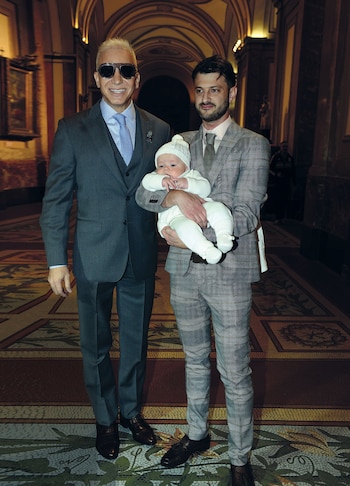 Flavio, con Maxi Oliva, su