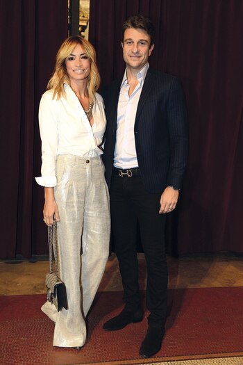 Claudia Fernández y su marido,