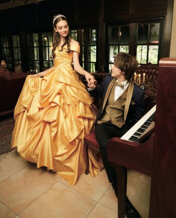 Vestido de novia inspirado en