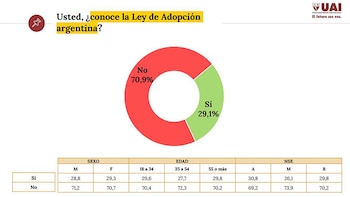 Encuesta Ley de Adopcion, Agosto 2018 (UAI)