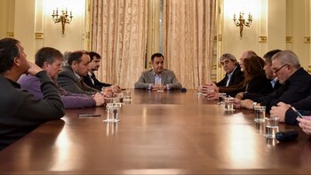 La reunión de hoy entre el ministro de Educación y los secretarios generales