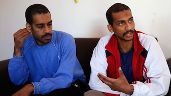 Alexanda Kotey y El Shafee Elsheikh (AP)