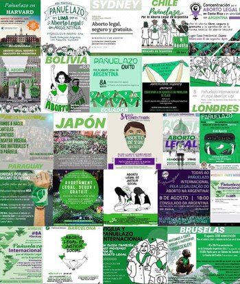 Lima, Bolivia, Tokio, Londres, Bruselas y otras ciudades más se sumarán hoy al reclamo por el aborto legal
