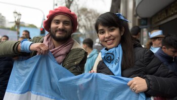 Brenda y Johnny viajaron desde La Rioja